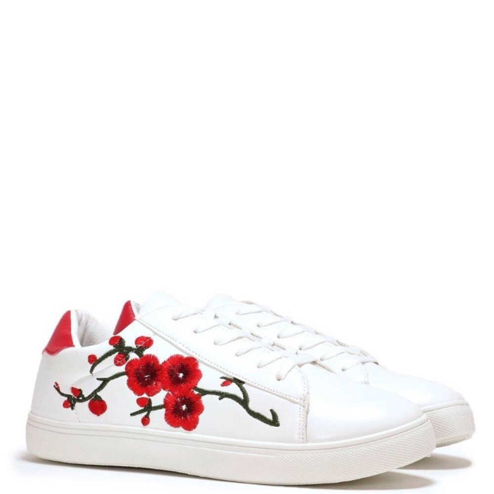 Nasty Gal Flower Sneakers
